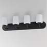 4_Maxim Durham 30" Wide Black 4-Light Strip Bath Vanity more views