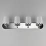 2_Maxim Durham 30" Wide Polished Chrome 4-Light Strip Bath Vanity more views