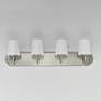 2_Maxim Durham 30" Wide Satin Nickel 4-Light Strip Bath Vanity more views