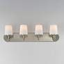 3_Maxim Durham 30" Wide Satin Nickel 4-Light Strip Bath Vanity more views