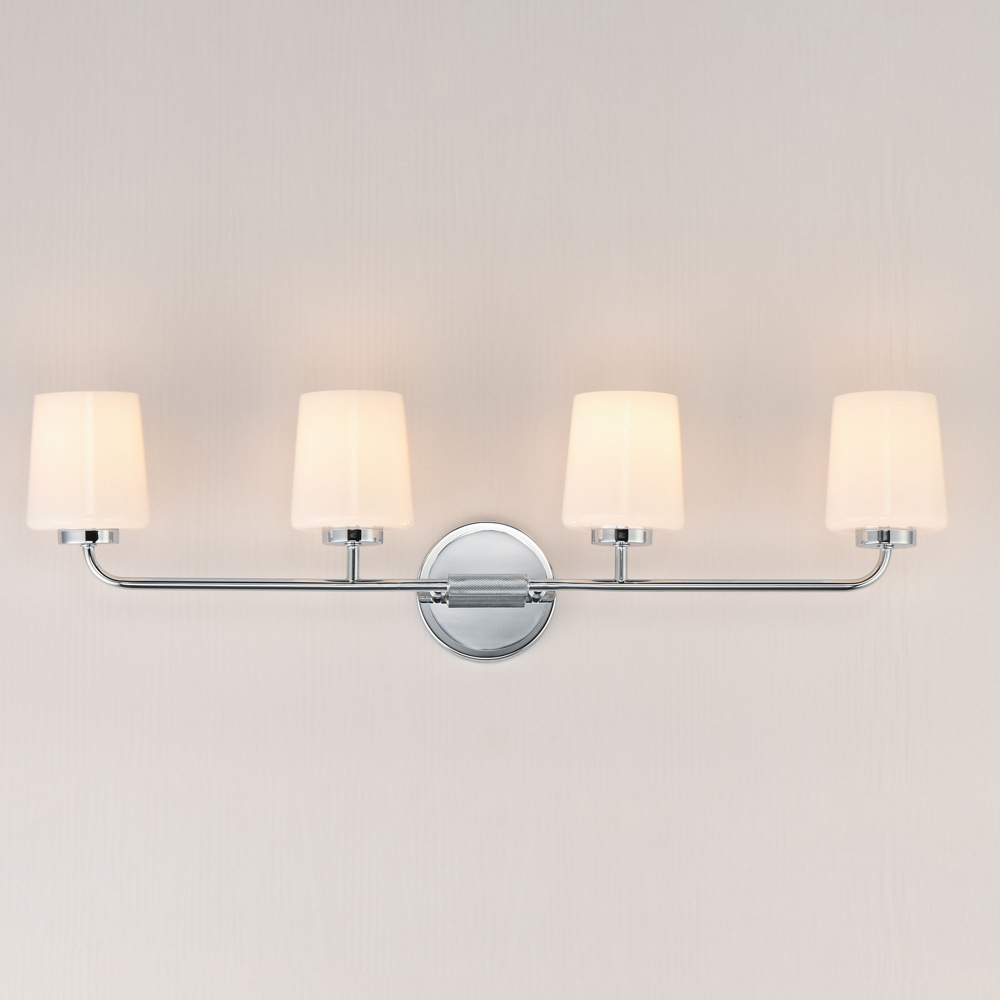 Image 3 Maxim Durham 32 1/2" Wide Polished Chrome 4-Light Bath Vanity more views