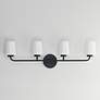 2_Maxim Durham 32 1/2" Wide Black 4-Light Bath Vanity more views