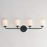 3_Maxim Durham 32 1/2" Wide Black 4-Light Bath Vanity more views