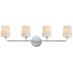 Maxim Durham 32 1/2" Wide Polished Chrome 4-Light Bath Vanity