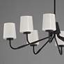 4_Maxim Durham 34" Wide Black 8-Light Chandelier more views