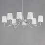 2_Maxim Durham 34" Wide Polished Chrome 8-Light Chandelier more views