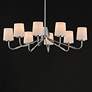 3_Maxim Durham 34" Wide Polished Chrome 8-Light Chandelier more views