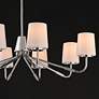 4_Maxim Durham 34" Wide Polished Chrome 8-Light Chandelier more views