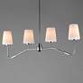 3_Maxim Durham 38 1/2" Polished Chrome 4-Light Linear Chandelier more views