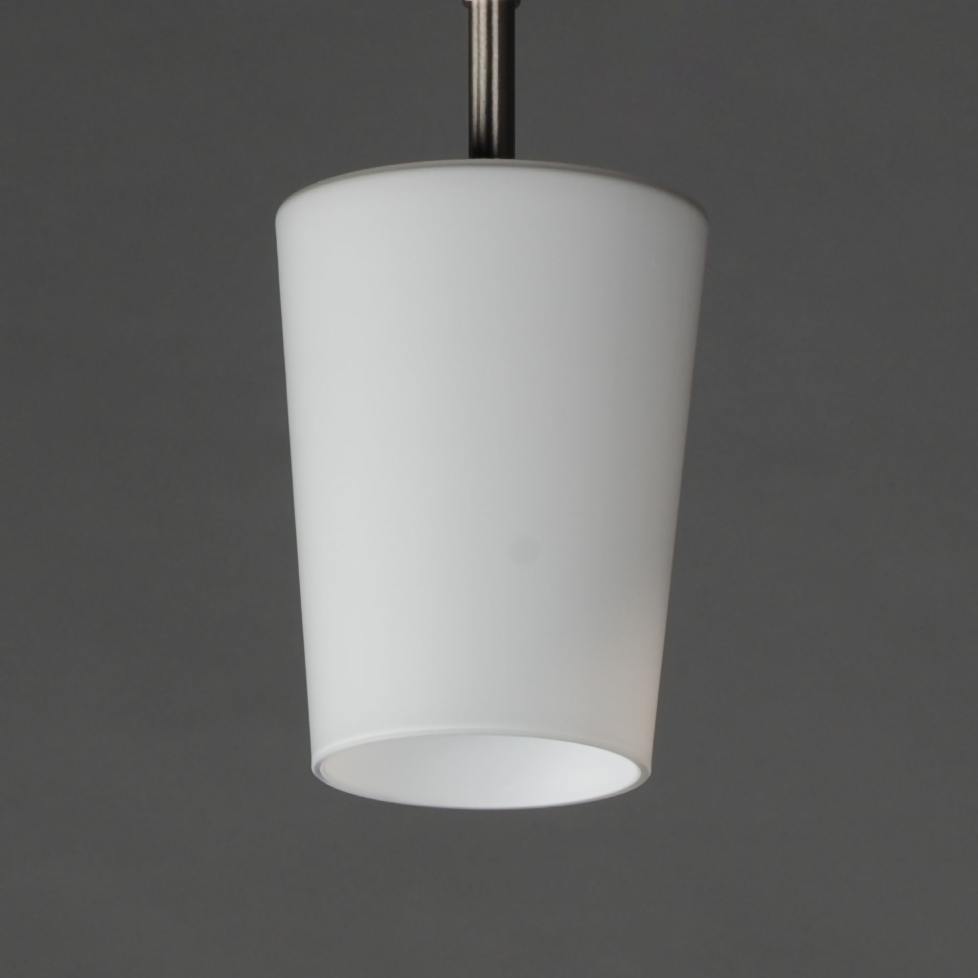 Image 3 Maxim Durham 4 1/2" Wide Satin Nickel 1-Light Pendant more views