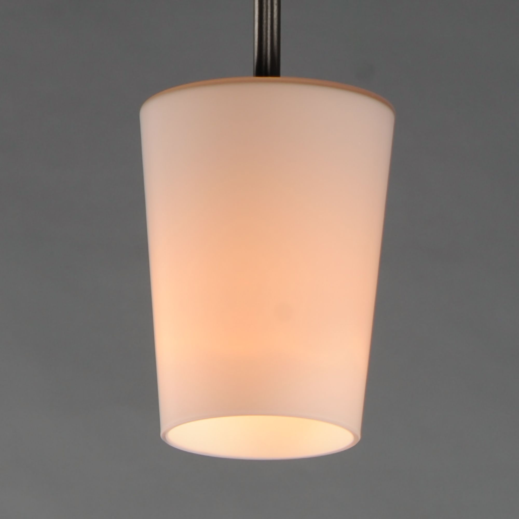 Image 4 Maxim Durham 4 1/2" Wide Satin Nickel 1-Light Pendant more views