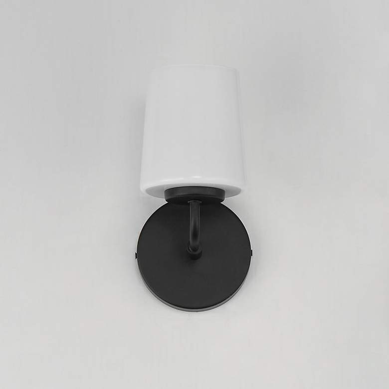 Image 2 Maxim Durham 9" High Black 1-Light Wall Sconce more views