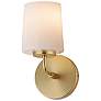 1_Maxim Durham 9" High Natural Aged Brass 1-Light Wall Sconce