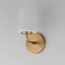 4_Maxim Durham 9" High Natural Aged Brass 1-Light Wall Sconce more views