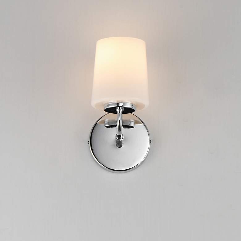 Image 3 Maxim Durham 9" High Polished Chrome 1-Light Wall Sconce more views