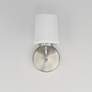 2_Maxim Durham 9" High Satin Nickel 1-Light Wall Sconce more views