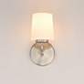 3_Maxim Durham 9" High Satin Nickel 1-Light Wall Sconce more views