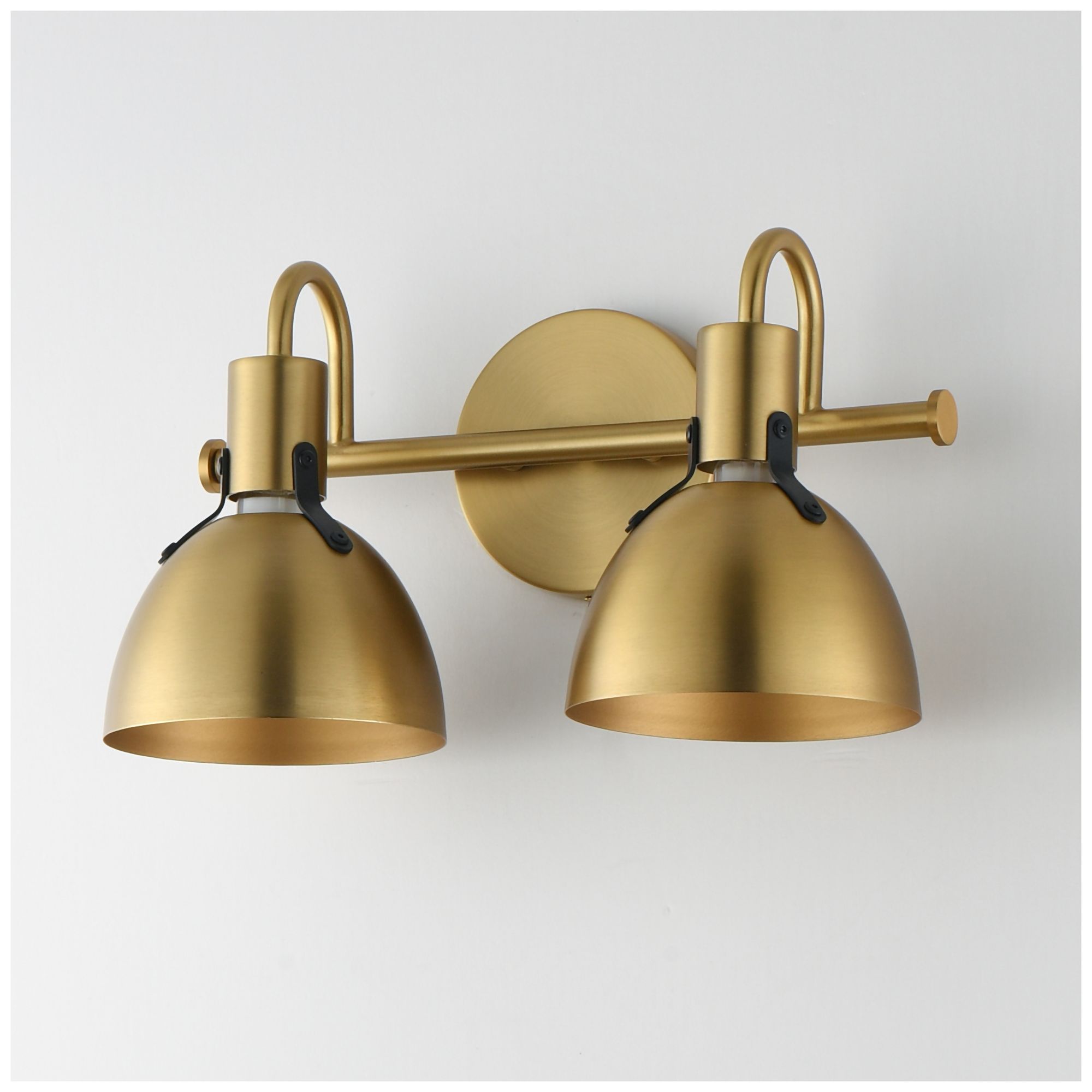 Image 5 Maxim Dusk 15" Wide Satin Brass 2-Light Wall Sconce more views