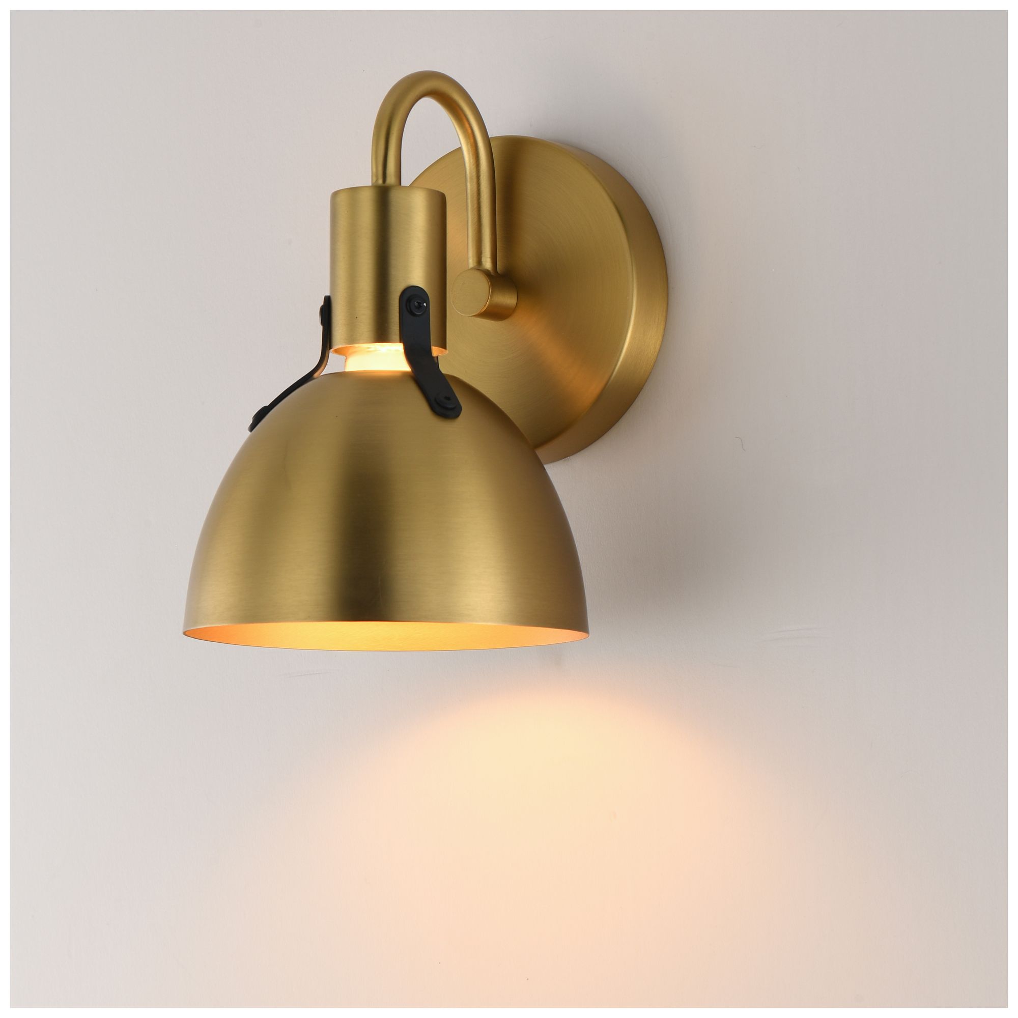 Image 4 Maxim Dusk 8 3/4" High Satin Brass 1-Light Wall Sconce more views