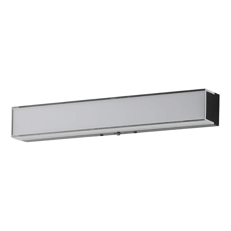 Image 4 Maxim Edge 18" Wide Black LED Bath Light more views