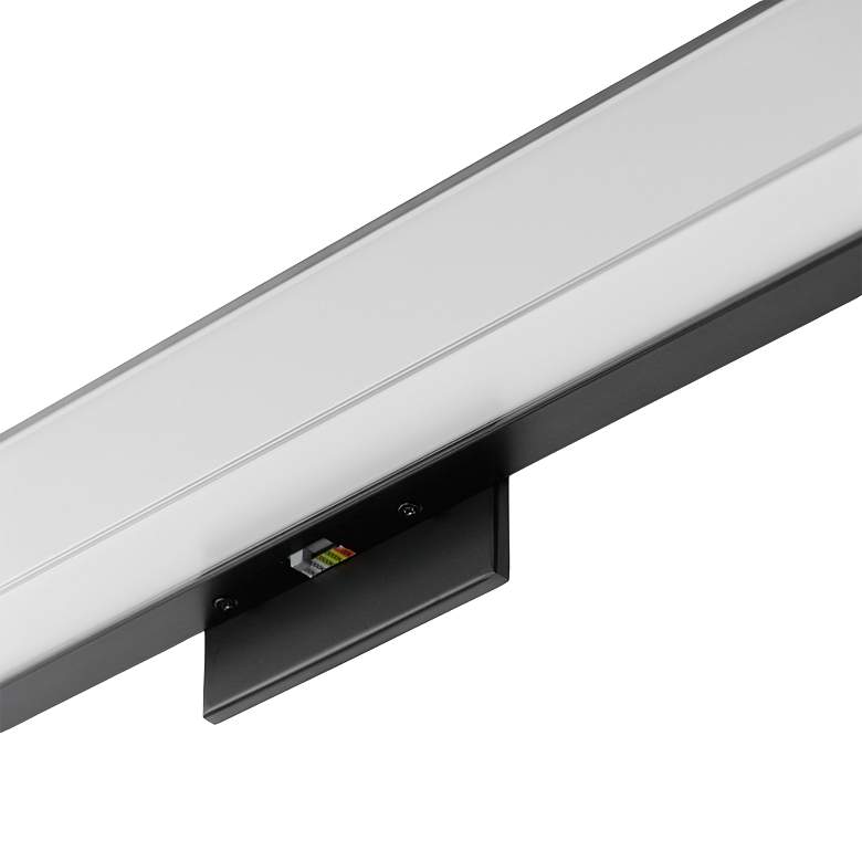 Image 6 Maxim Edge 18" Wide Black LED Bath Light more views
