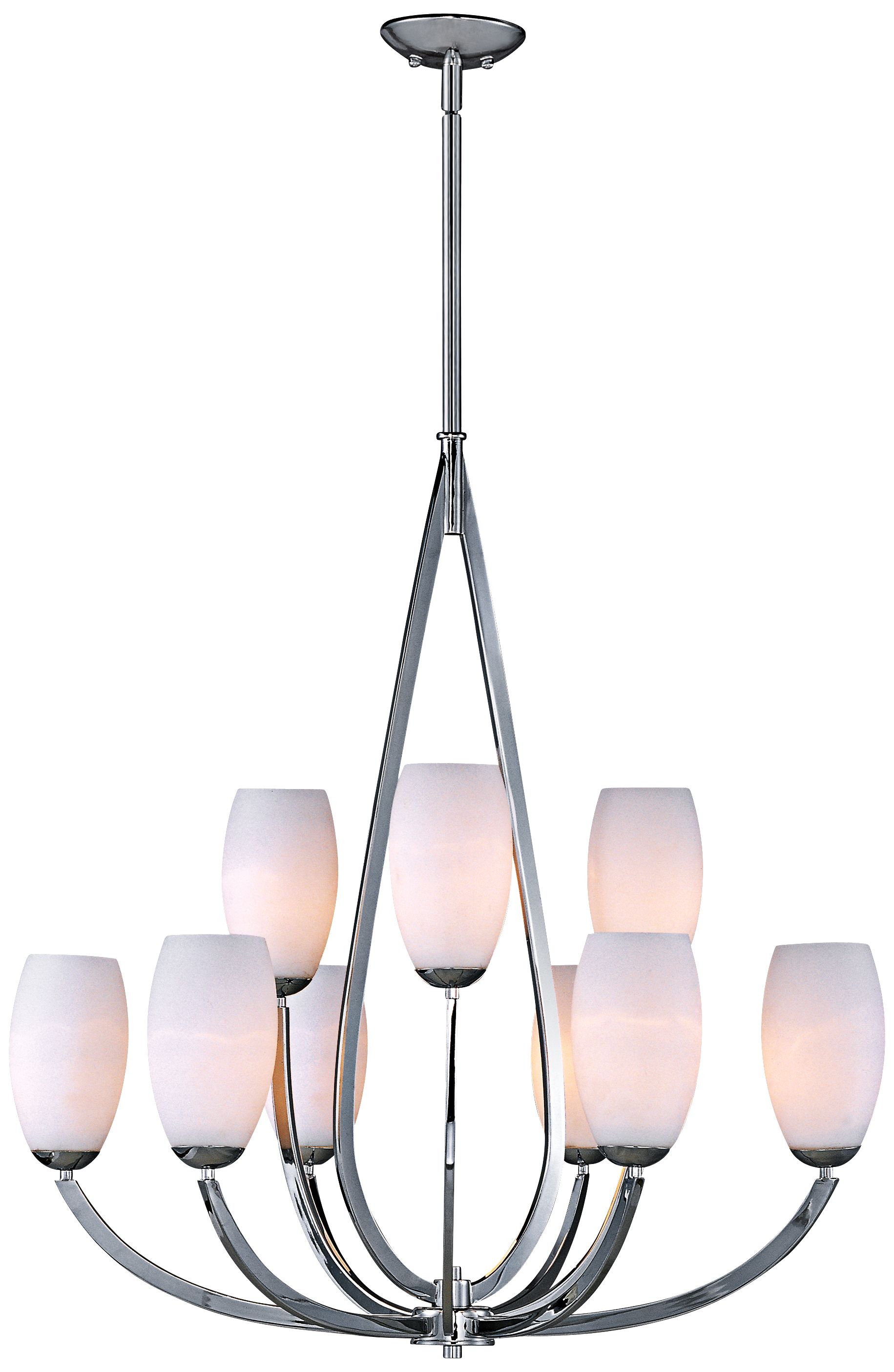 Maxim Elan 35" Wide Polished Chrome Chandelier