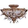 1_Maxim Elegante 16 1/2" Leaf and Vine Etruscan Gold Ceiling Light