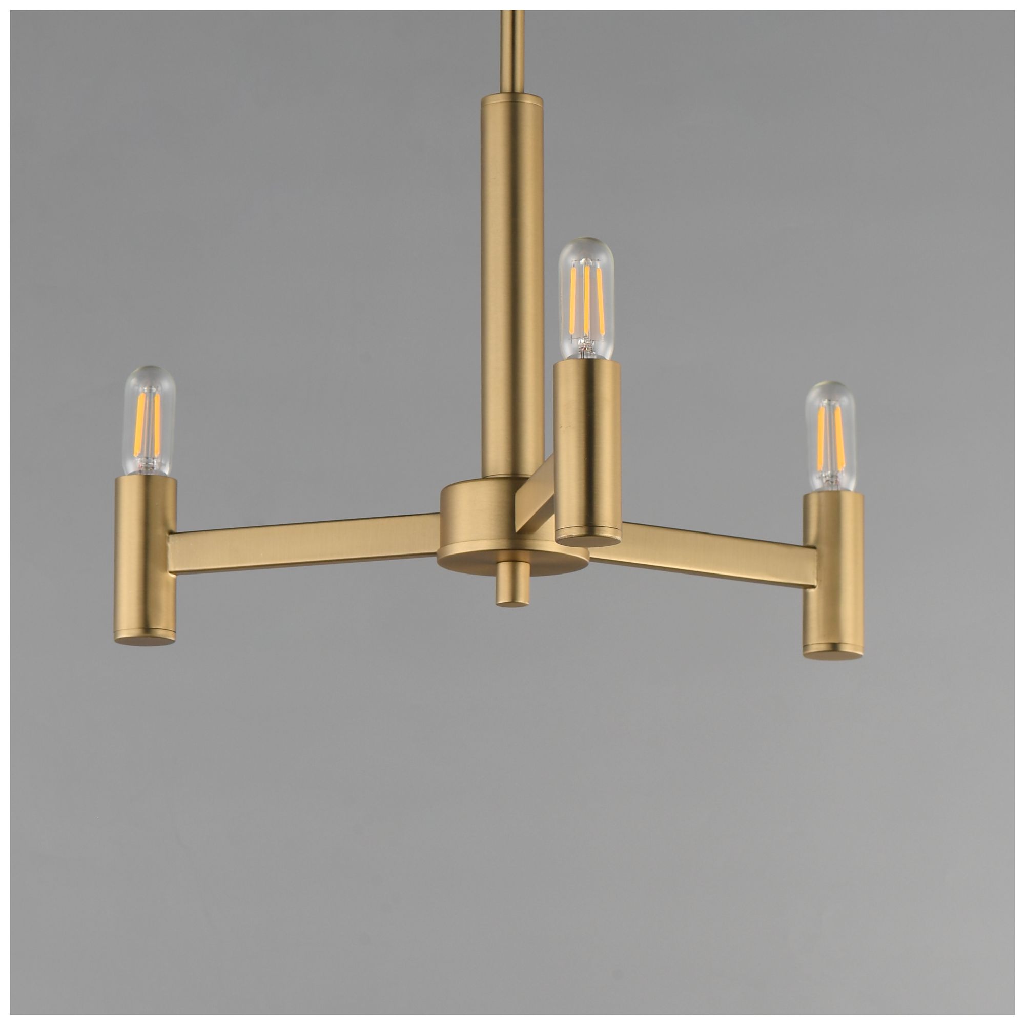 Image 3 Maxim Emana 16 1/4" Wide Natural Aged Brass 3-Light Chandelier more views