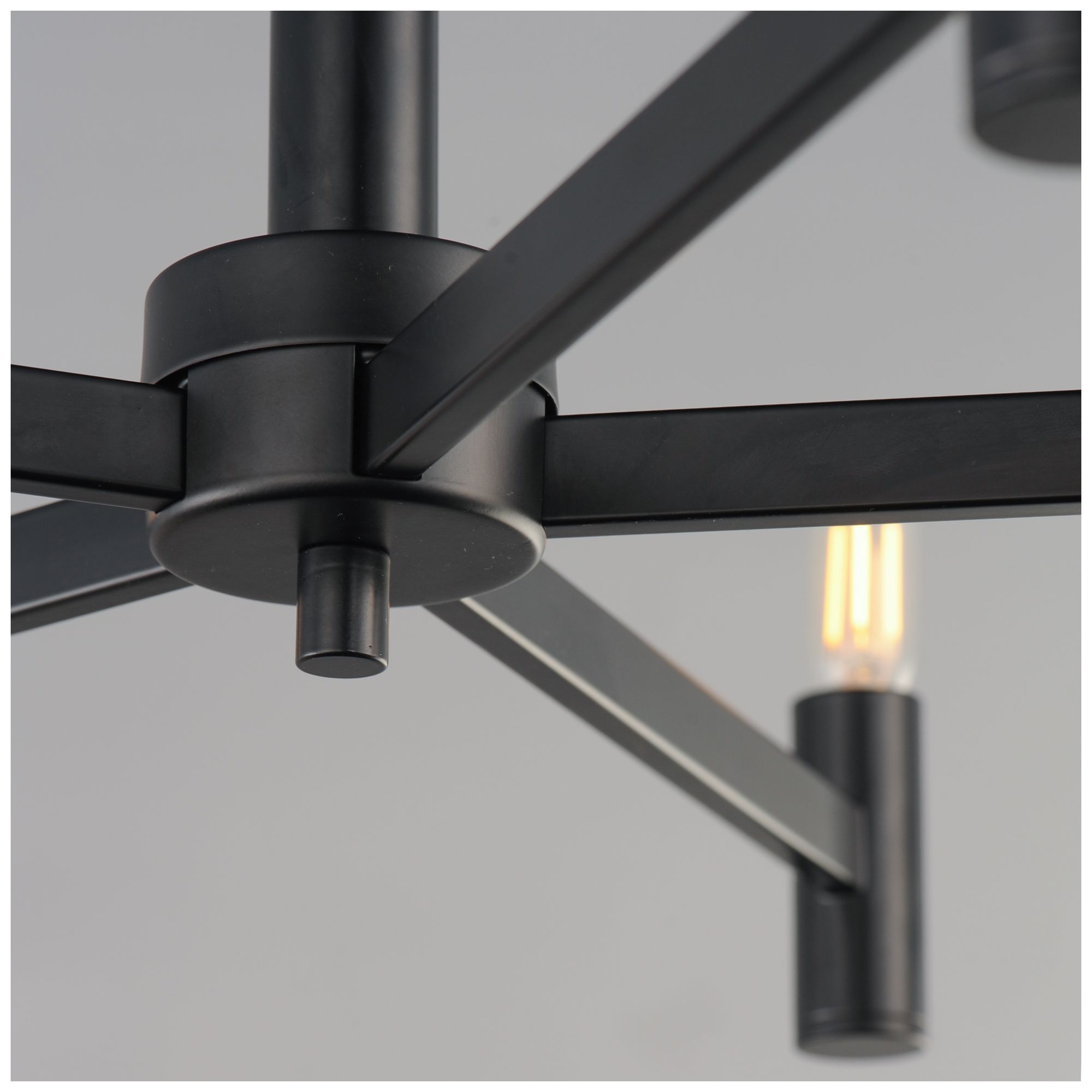 Image 6 Maxim Emana 24" Wide Black 5-Light Chandelier more views