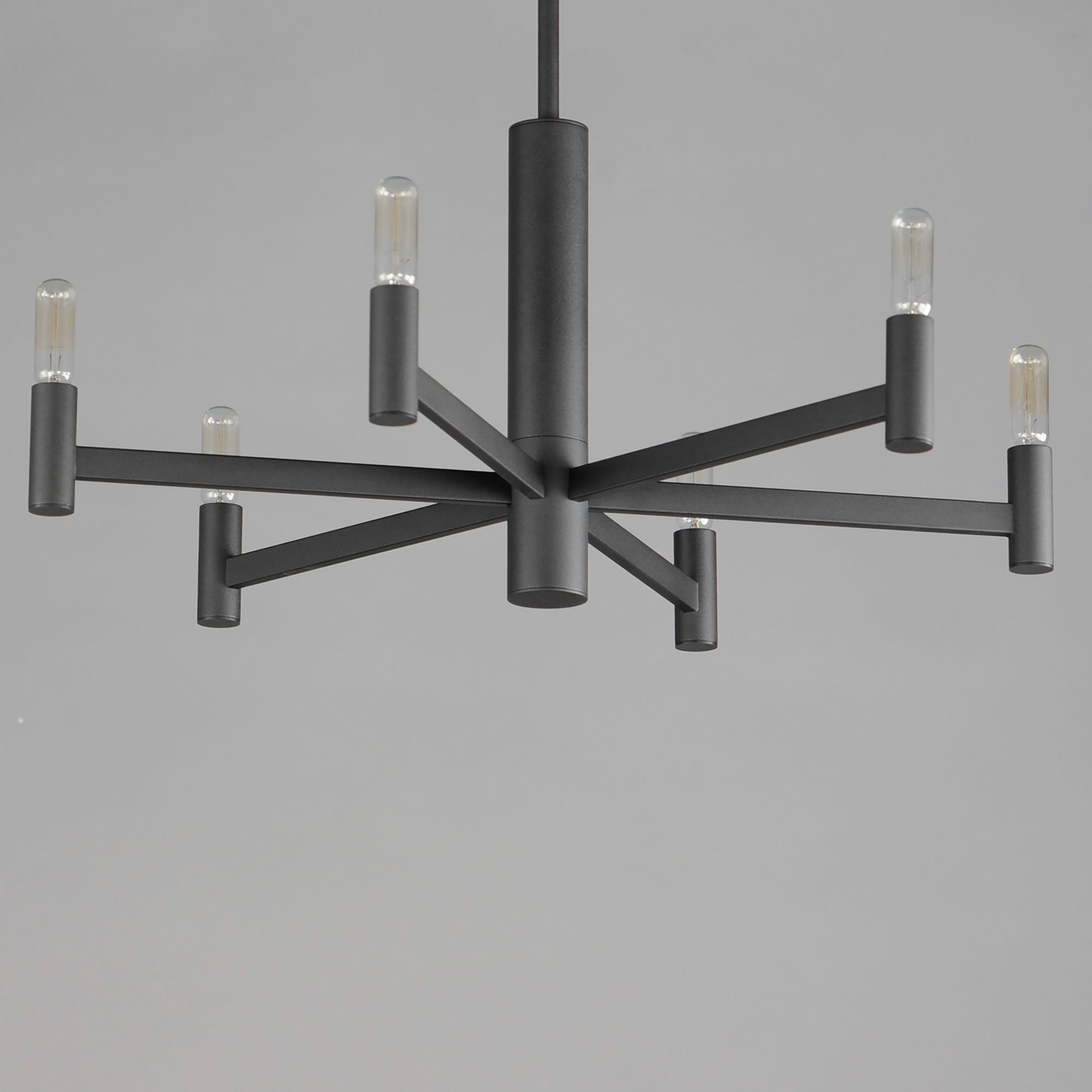 Image 4 Maxim Emana 25 1/2" Wide Sandy Black 6-Light Chandelier more views