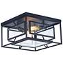 1_Maxim Era 15 3/4" Wide Black 2-Light Ceiling Light