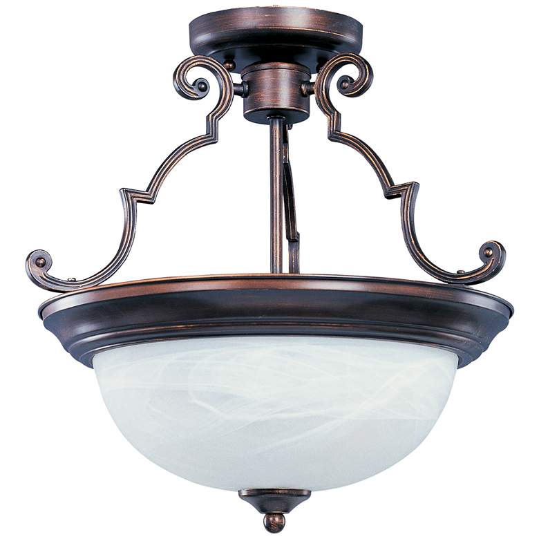 Image 1 Maxim Essentials 14 3/4" Wide Oil-Rubbed Bronze Ceiling Light