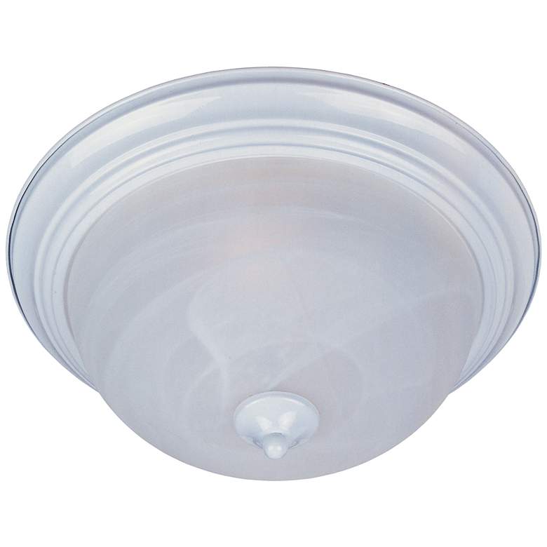 Image 1 Maxim Essentials 15 1/2" Wide White Bowl Ceiling Light