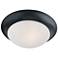 Maxim Essentials 16 1/2" Wide Black Ceiling Light