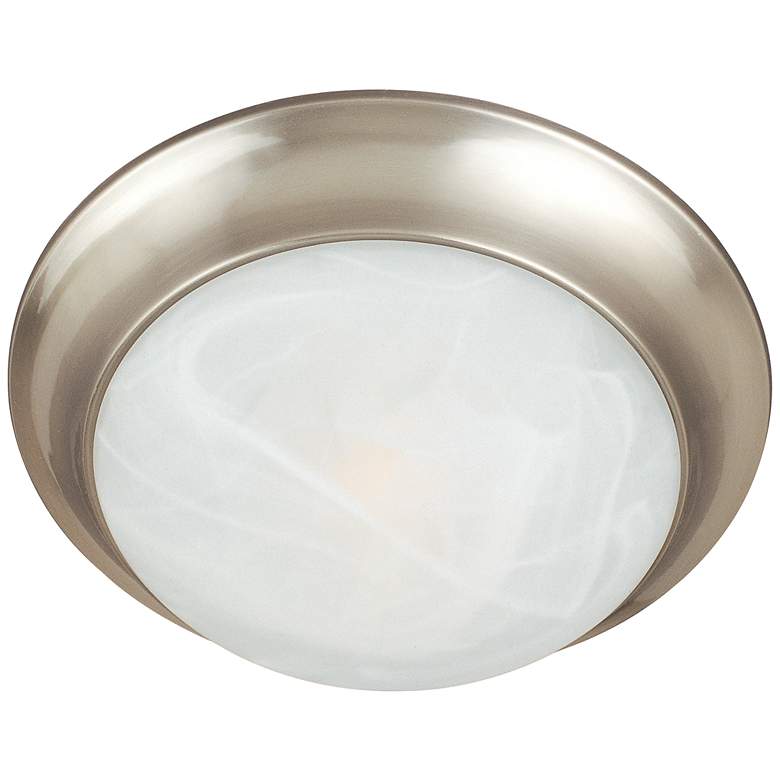 Image 1 Maxim Essentials 16 1/2" Wide Satin Nickel Ceiling Light