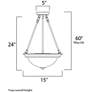 Thumbnail3 of Maxim Essentials 16" Wide Traditional Bowl Pendant Light more views