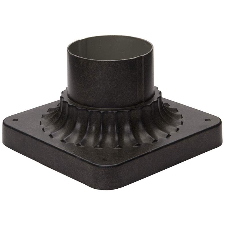 Image 1 Maxim Essentials 3 1/2"H Sienna Outdoor Pier Mount Adapter