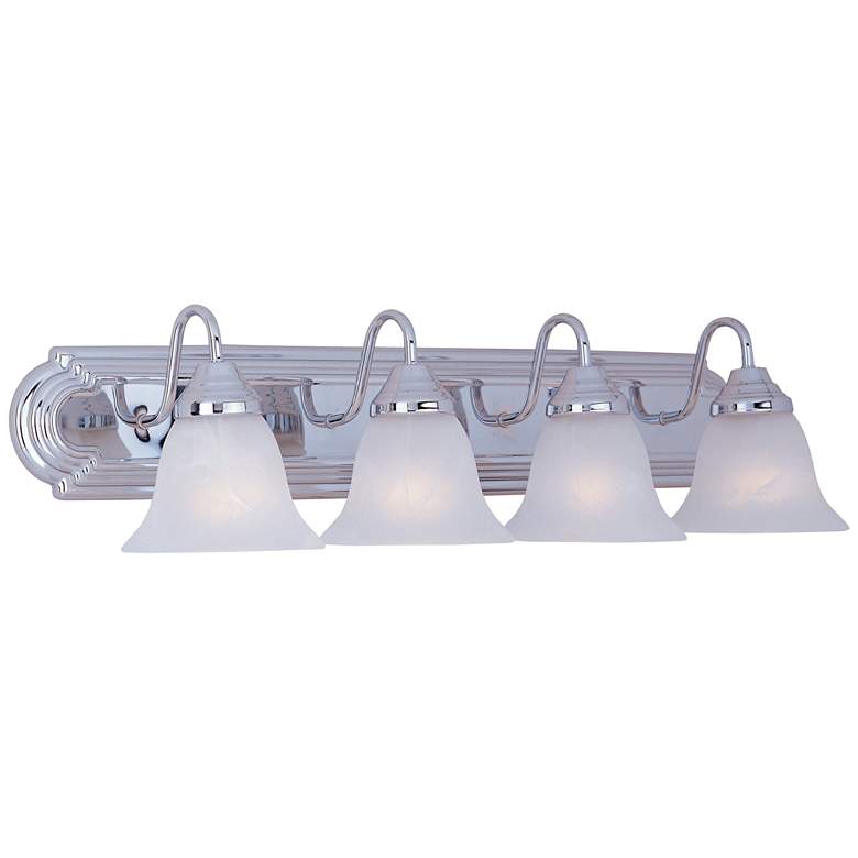 Image 1 Maxim Essentials 30 inch Wide 4-Light Bath Vanity Light