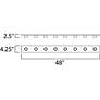 Thumbnail4 of Maxim Essentials 48" Wide Polished Chrome 7-Light Bath Light more views