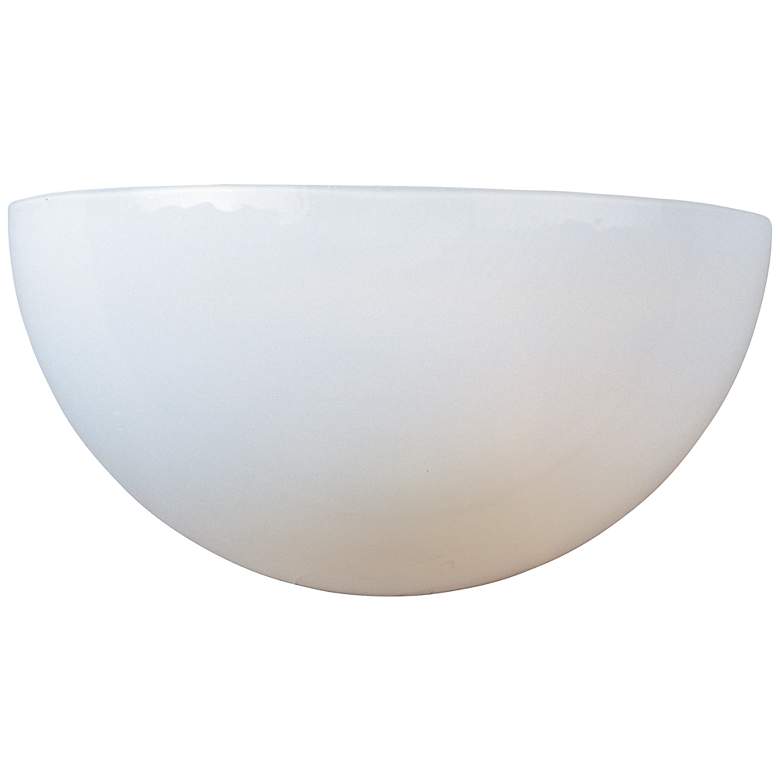 Image 1 Maxim Essentials 5 1/2" High White Wall Sconce
