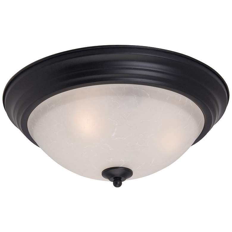 Image 1 Maxim Essentials 584x 13.6 inch Wide Traditional Flush Mount Ceiling Light