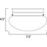 Thumbnail3 of Maxim Essentials 7.5" Wide 1-Light Flush Mount Button Ceiling Light more views