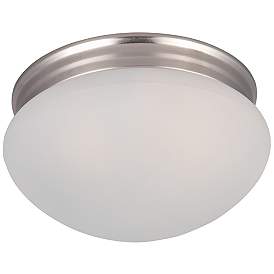 Image1 of Maxim Essentials 9" Wide 2-Light Button Flush Mount Ceiling Light