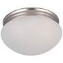 Maxim Essentials 9" Wide 2-Light Button Flush Mount Ceiling Light