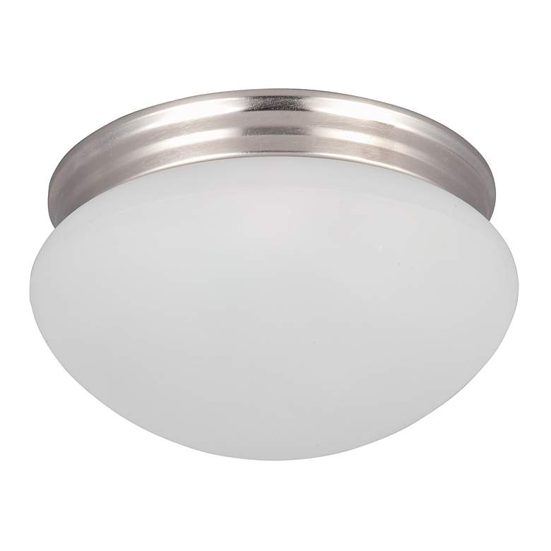 Image 2 Maxim Essentials 9" Wide 2-Light Button Flush Mount Ceiling Light more views