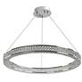 1_Maxim Eternity 30" Wide LED Polished Chrome Pendant Ring Light