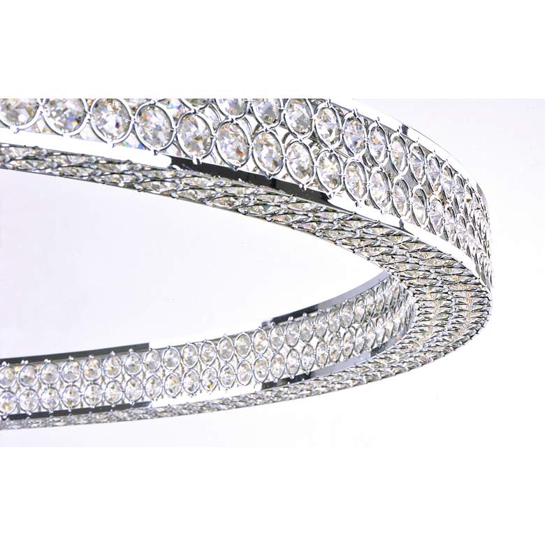 Image 4 Maxim Eternity 30" Wide Polished Chrome LED 2-Tier Pendant Light more views