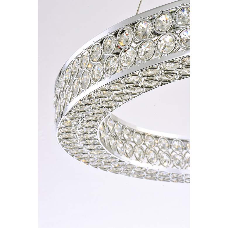 Image 5 Maxim Eternity 30" Wide Polished Chrome LED 2-Tier Pendant Light more views