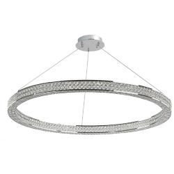 Maxim Eternity 40" Wide Chrome and Crystal LED Pendant Light