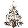 Maxim Etruscan Gold 18 1/2" Wide Traditional Crystal Chandelier in scene